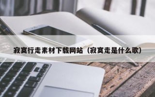 浮梁寂寞行走素材下载网站（寂寞走是什么歌）